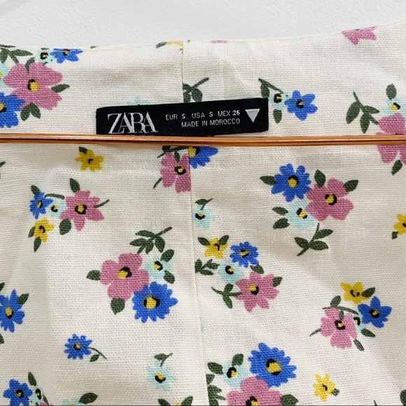 Zara button square neck crop top. NEW - Picture 5 of 5